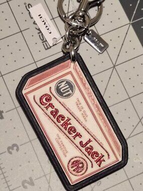 Coach Cracker Jack Key Ring Bag Charm F26897 ©️2018